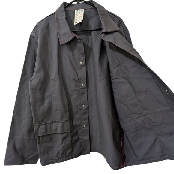 Planam Work Jacket "hot/welding" Grey Men's US 44, XL, Flame-Retardant - Picture 8 of 13